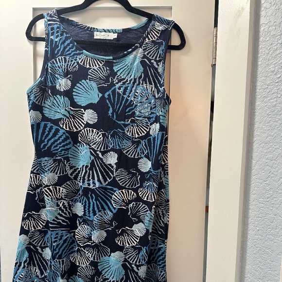 Cotton Seashell T Shirt Dress - Picture 1 of 4